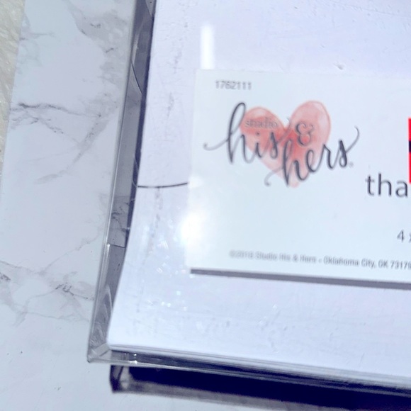 100 Mint Green and White Thank You Cards and 4 packs note cards with envelopes - Picture 6 of 6